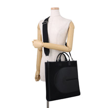 Load image into Gallery viewer, HERMES Horizon Records Black Toile Officier Swift Leather