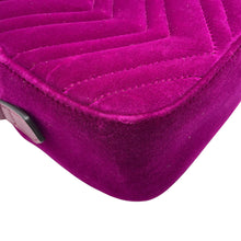Load image into Gallery viewer, GUCCI GG Marmont ChainShoulder Bag Purple447632 Velvet