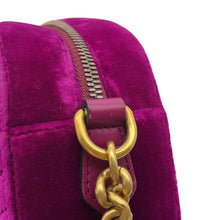 Load image into Gallery viewer, GUCCI GG Marmont ChainShoulder Bag Purple447632 Velvet