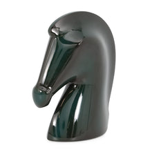 将图像加载到图库查看器中,HERMES Paperweight Samarkand Vert Cypress LacquerWood