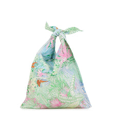 将图像加载到图库查看器中,HERMES Petit H Furoshiki Fauve Le Tropical Blue/Vert/JauneSoufre Silk100% Size PM