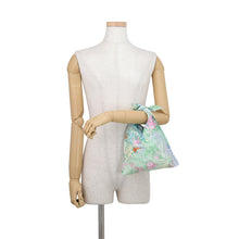 将图像加载到图库查看器中,HERMES Petit H Furoshiki Fauve Le Tropical Blue/Vert/JauneSoufre Silk100% Size PM