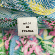 将图像加载到图库查看器中,HERMES Petit H Furoshiki Fauve Le Tropical Blue/Vert/JauneSoufre Silk100% Size PM