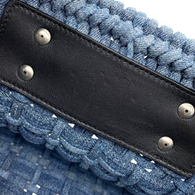 Load image into Gallery viewer, BALENCIAGA Bistro Basket with Strap Blue671342 Denim Size XS