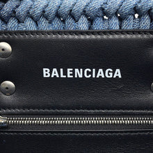 Load image into Gallery viewer, BALENCIAGA Bistro Basket with Strap Blue671342 Denim Size XS