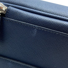 Load image into Gallery viewer, PRADA Saffiano Leather Carry Case Navy2VQ004 Saffiano LeatherLeather