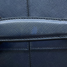 Load image into Gallery viewer, PRADA Saffiano Leather Carry Case Navy2VQ004 Saffiano LeatherLeather