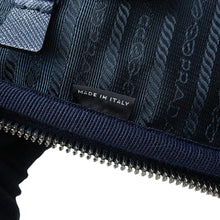 Load image into Gallery viewer, PRADA Saffiano Leather Carry Case Navy2VQ004 Saffiano LeatherLeather