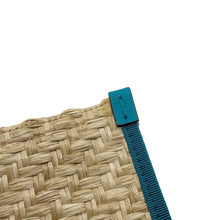 Load image into Gallery viewer, GUCCI Children's Tote Bag Beige/Cyan605831 Straw Canvas