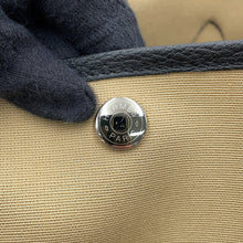 Load image into Gallery viewer, HERMES Garden Party Trench/Black Toile Officier Negonda Leather Size TPM