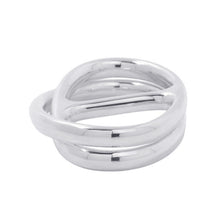 将图像加载到图库查看器中,HERMES Chaine d'Ancre Punk Double Ring Size 51/#11 SV925
