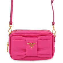 Load image into Gallery viewer, PRADA Ribbon Shoulder Bag Fuchsia1N1727 Nylon Leather