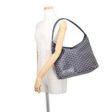 将图像加载到图库查看器中,GOYARD Boheme Hobo Bag Navy BlueBOHEMEPMLTY12CL12P PVC Leather Size PM