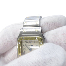 Load image into Gallery viewer, CARTIER Santos Garbe Moonphase SM H34mm×W24mm Stainless Steel K18YG Ivory DialW20008C4