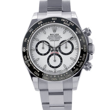将图像加载到图库查看器中,ROLEX Cosmograph Daytona W40mm Stainless Steel White Dial126500LN