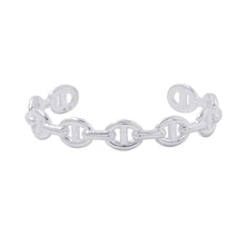 将图像加载到图库查看器中,HERMES Chaine d'Ancre Bangle Size LG SV925