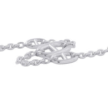 将图像加载到图库查看器中,HERMES Chaine d'Ancre Farandole Bracelet Size LGH104567B SV925
