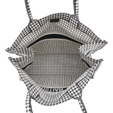 Load image into Gallery viewer, Dior Book Tote Houndstooth White/BlackM1286ZRPI_M081 Canvas Size Large