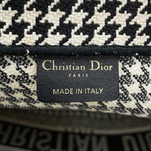 Load image into Gallery viewer, Dior Book Tote Houndstooth White/BlackM1286ZRPI_M081 Canvas Size Large