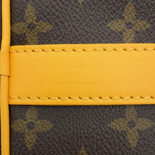 Load image into Gallery viewer, LOUIS VUITTON Keepall Bandouliere SaffronYellowM12733 Monogram Macassar Canvas Size 25