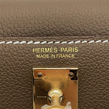 Load image into Gallery viewer, HERMES Kelly dance 2 Etoupe Evercolor