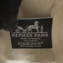 Load image into Gallery viewer, HERMES Brid a Black Natural Canvas Size PM