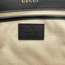 Load image into Gallery viewer, GUCCI Horsebit1955 Soft Small Top Handle Bag Beige/Black815206 GG Supreme Leather