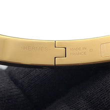将图像加载到图库查看器中,HERMES Mini Clic Chaine d'Ancre Gold/White Gold Plated