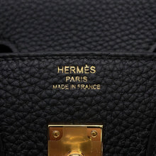 Load image into Gallery viewer, HERMES Birkin Black Togo Leather Size 25