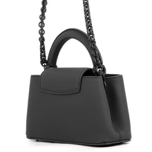 将图像加载到图库查看器中,LOUIS VUITTON Capucines EW All BlackM23955 MattCalf Leather Size MINI