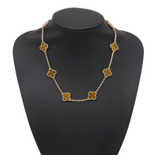 Load image into Gallery viewer, Van Cleef & Arpels Vintage Alhambra Necklace 10 MotifsVCARD40700 18K Yellow Gold