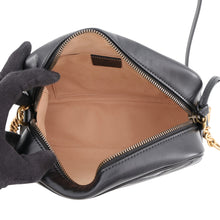 Load image into Gallery viewer, GUCCI GG Marmont ChainShoulder Bag Black447632 Leather Size Small