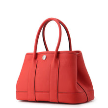 将图像加载到图库查看器中,HERMES Neo Garden Rouge Ladue Negonda Leather Size 23