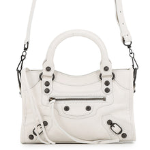 Load image into Gallery viewer, BALENCIAGA City 2way Bag White806395 Arena Lambskin Size Mini