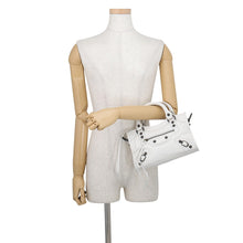 Load image into Gallery viewer, BALENCIAGA City 2way Bag White806395 Arena Lambskin Size Mini