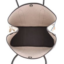 Load image into Gallery viewer, HERMES Garden Party Electric Caramel/Ecru/Beige/Ebene Toile H Negonda Leather Size PM