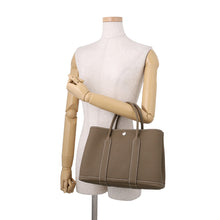 将图像加载到图库查看器中,HERMES Garden Party Etoupe Negonda Leather Size TPM