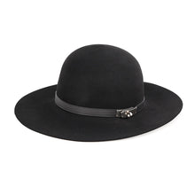 Load image into Gallery viewer, HERMES Hat Kelly buckle Size 57 BlackH192002NB1D57 Felt100%