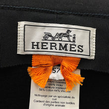 Load image into Gallery viewer, HERMES Hat Kelly buckle Size 57 BlackH192002NB1D57 Felt100%