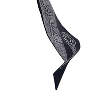 Load image into Gallery viewer, HERMES Twilly Boucle et Maillon Black/WhiteH064367S 09 Silk100%