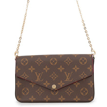 将图像加载到图库查看器中,LOUIS VUITTON Felicie Pochette FuchsiaM81896 Monogram