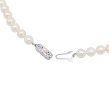Load image into Gallery viewer, MIKIMOTO PearlNecklace 18K White Gold