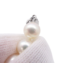 Load image into Gallery viewer, MIKIMOTO PearlNecklace 18K White Gold