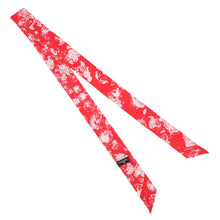 Load image into Gallery viewer, CHANEL Slim Bandeau Scarf Red/WhiteAAB856 Silk100%