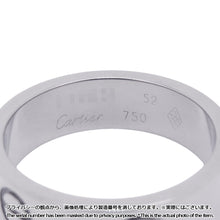Load image into Gallery viewer, CARTIER Love Ring Size Classic/52/#12B4084752/B4084700 18K White Gold
