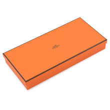Load image into Gallery viewer, HERMES Carre H Attrage buckle Size 100 Marine/Black/White Cashmere70% 30%