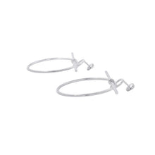 Load image into Gallery viewer, HERMES Echappee Loop Earrings Size MM SV925