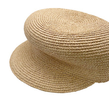 Load image into Gallery viewer, HERMES Garate Cap Size 57 Beige Raffia100%