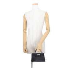 将图像加载到图库查看器中,HERMES Mini Kelly 2 Black Chevre Myzore Goatskin Size Mini