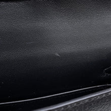 将图像加载到图库查看器中,HERMES Mini Kelly 2 Black Chevre Myzore Goatskin Size Mini